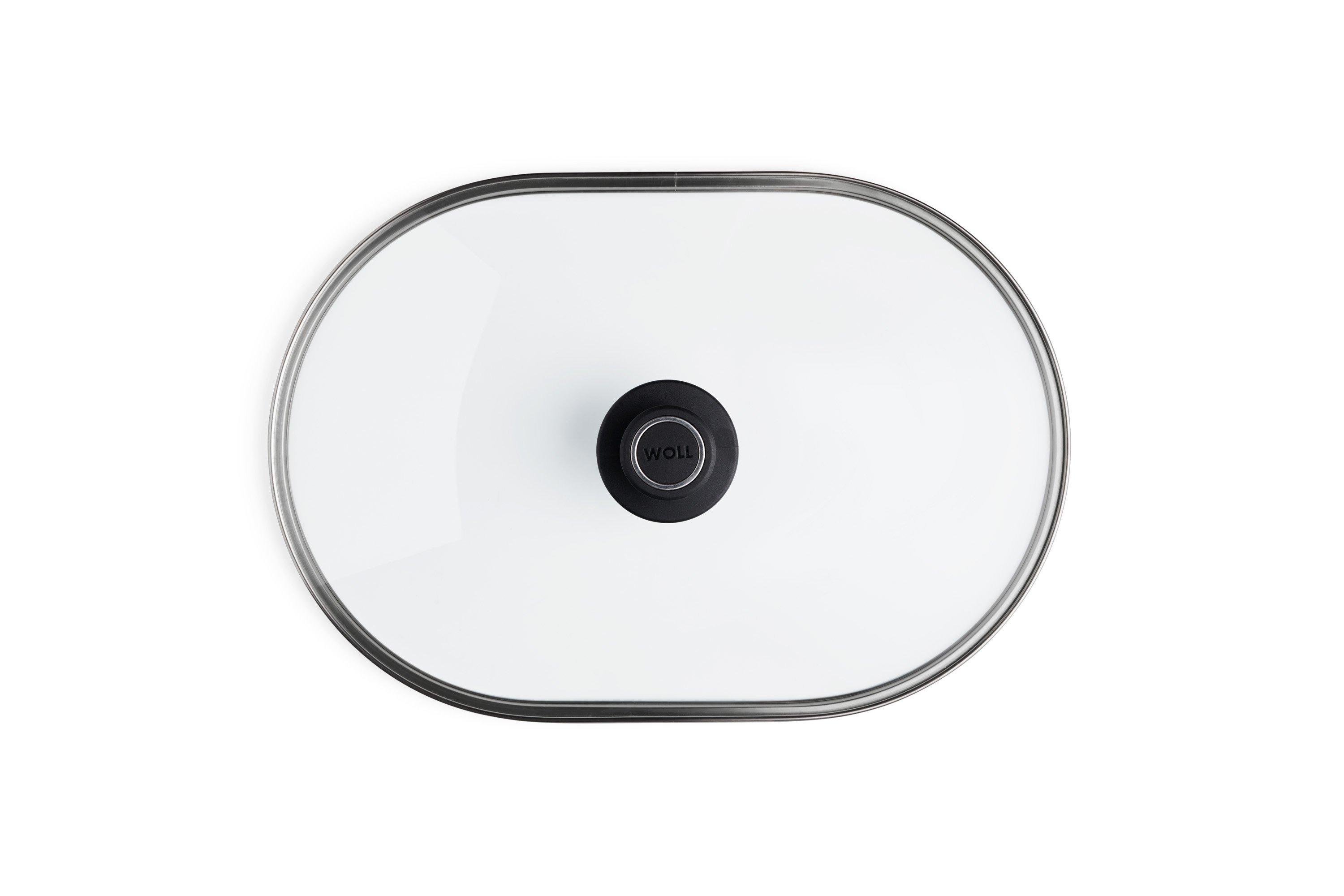 Sicherheitsglasdeckel, oval - Größe: 40 x 27 cm von WOLL