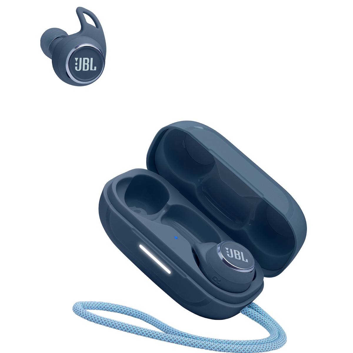JBL Reflect Aero helt trådløse in-ear hodetelefoner (blå)