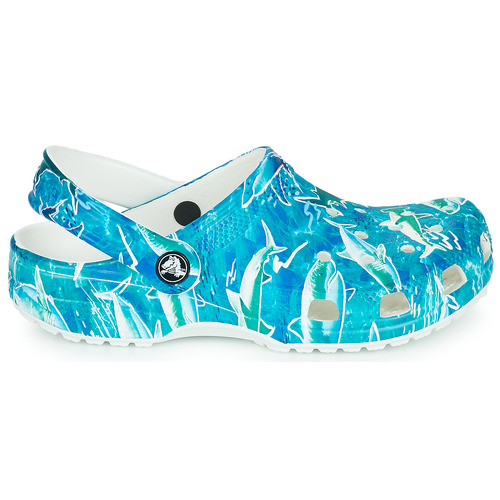 Crocs - CLASSIC POOL PARTY CLOG K - Bleu