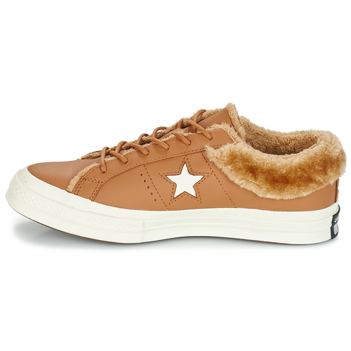 Converse - ONE STAR LEATHER OX - Camel