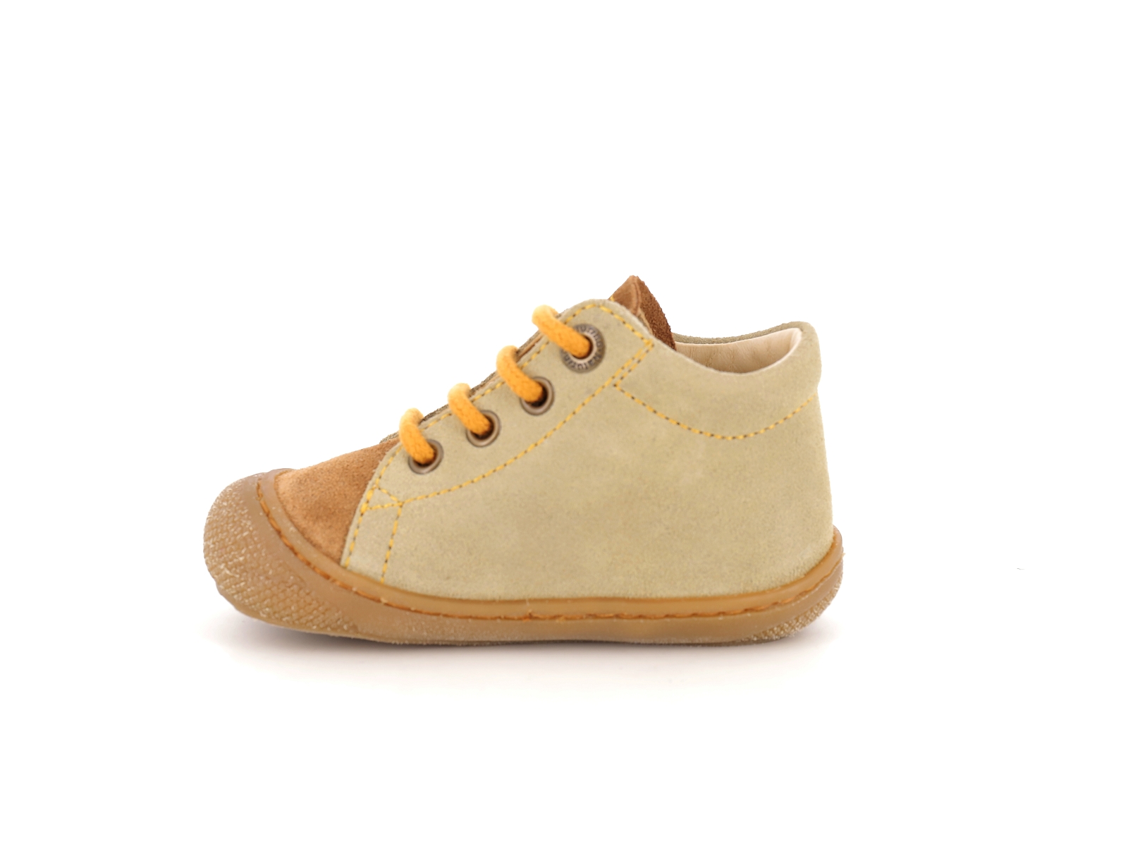 Naturino-COCOON SUEDE Nubuck Marron-Vert