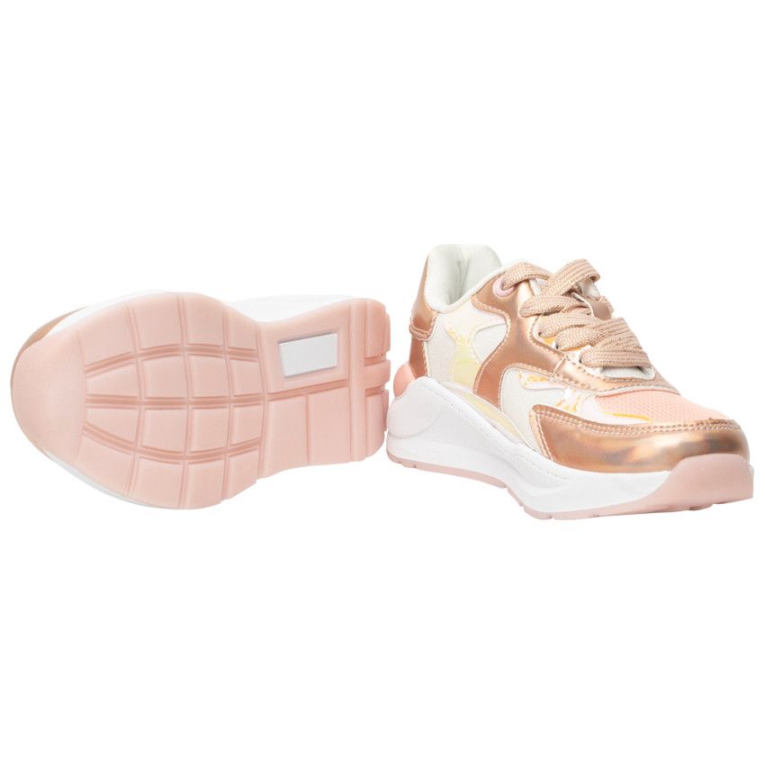 Baskets de sport avec détails irrisés pour fille - Multicolore