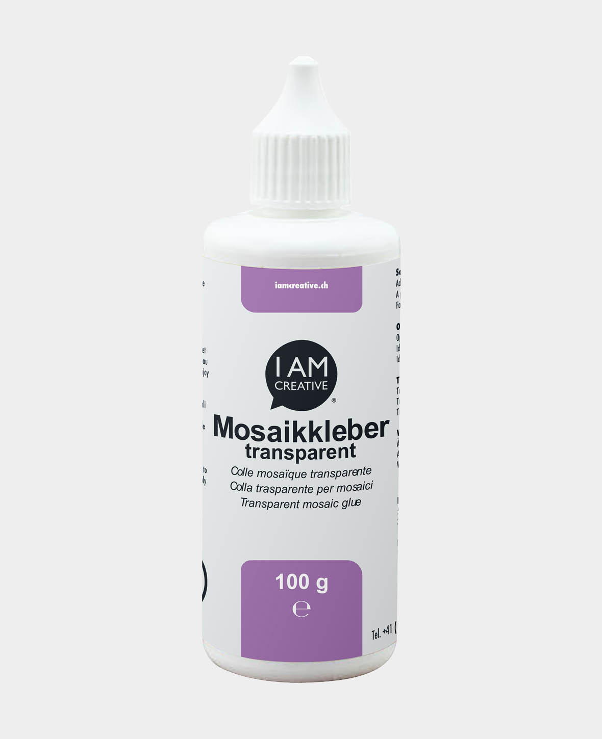 (100g) Mosaiksteinkleber Transparenter Kleber für DIY Bastelarbeiten