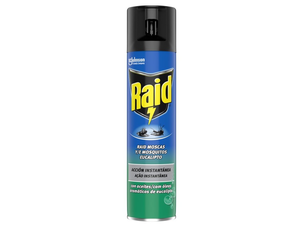 INSECTICIDA RAID MOSCAS&MOSQUITOS EUCALIPTO 400ML