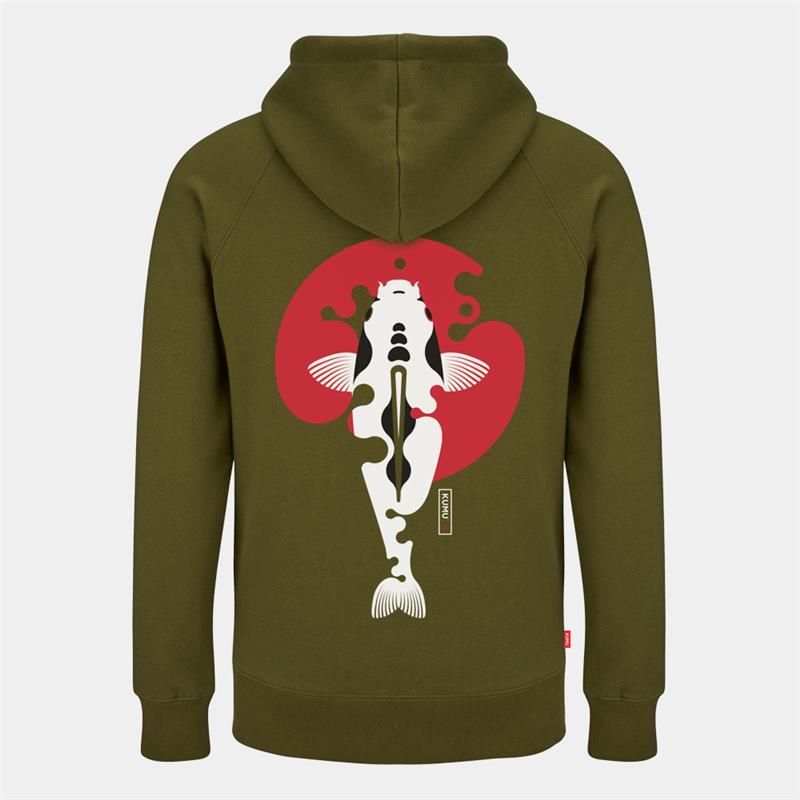 Sweat Homme Kumu Rising Sun - Kaki