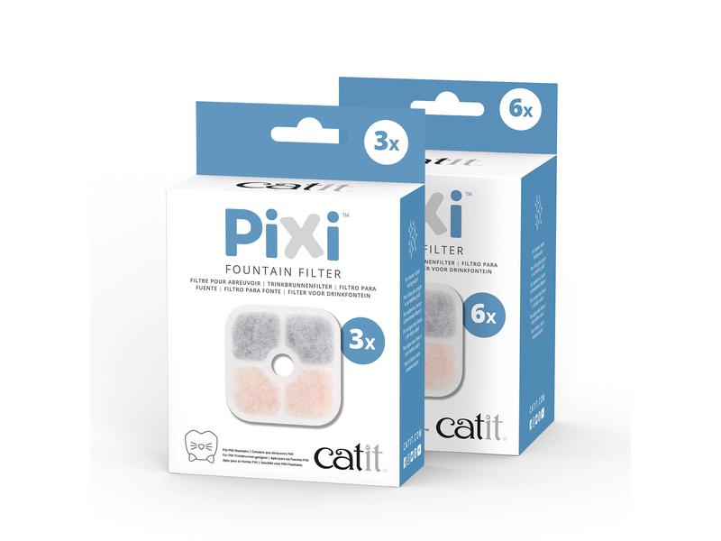 Catit Ersatzfilter zu Pixi, 6 Stück Trinkbrunnenfilter Catit Pixi
