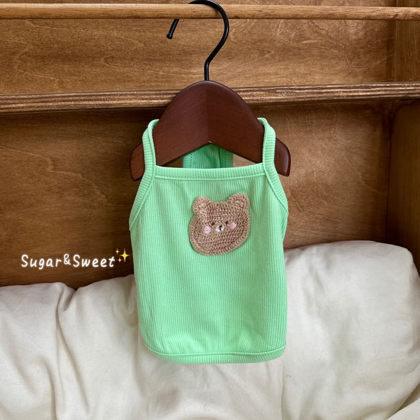 tanvtim - Animal Applique Pet Top (Verschillende ontwerpen)