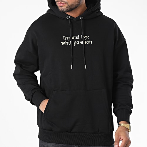 Sweat Capuche 22-K048 Noir