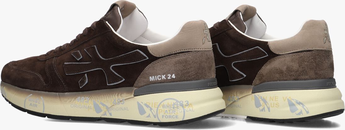 bruine premiata lage sneakers mick