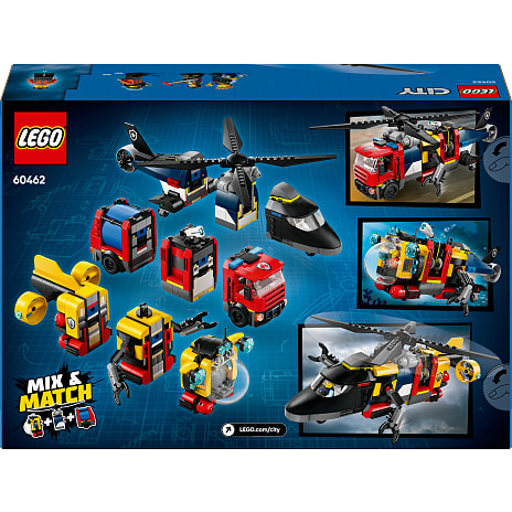 LEGO City Remix – helikopter, brandbil og ubåd 60462