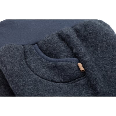 Kinder-Schlupfhose Wollfleece, Dunkelblau