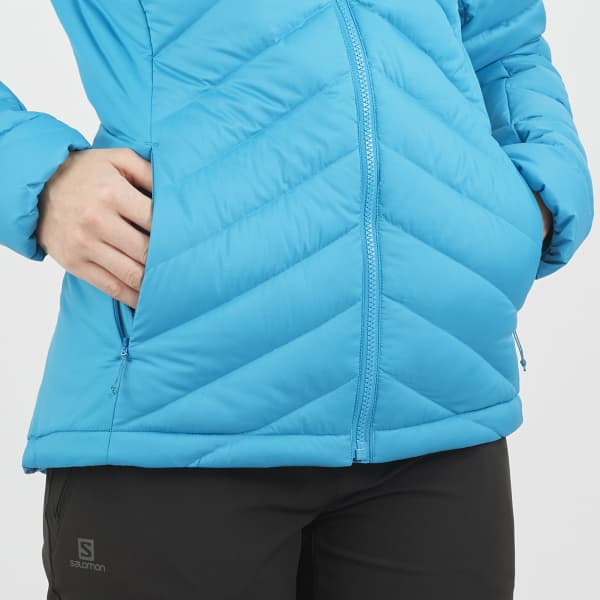 Doudoune ski SALOMON TRANSITION DOWN HOODIE W BARRIER REEF