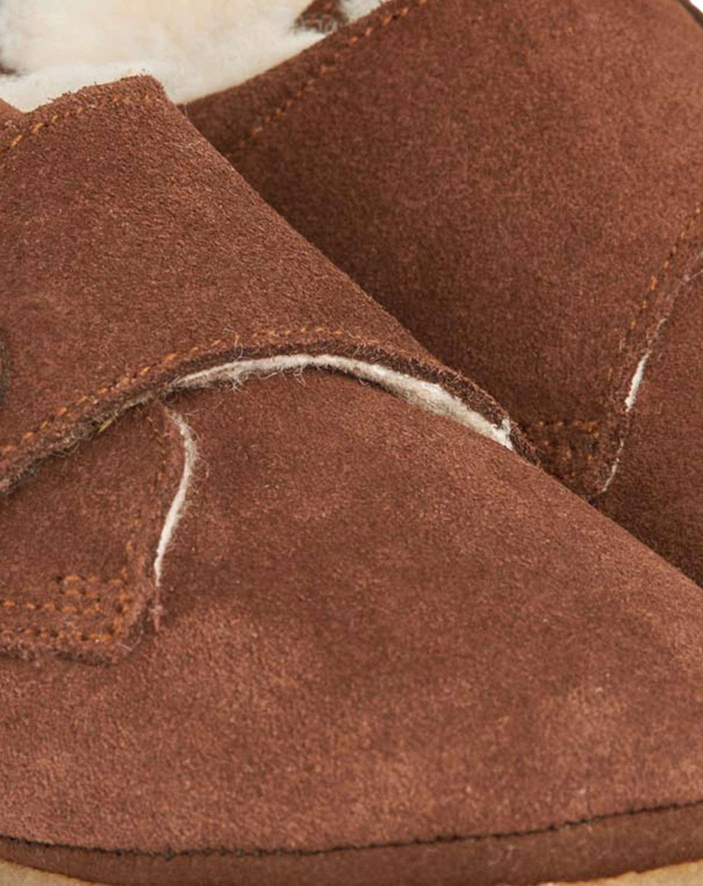 Klett-Hausschuhe TAJ WOOL gefüttert in cognac