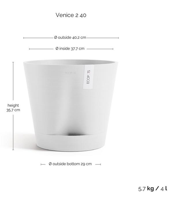 Ecopots Kunststoff-Topf Venice 2, rund