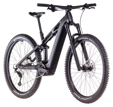 VTT Électrique Tout-Suspendu Cube Stereo Hybrid One44 HPC Race 800 Shimano Deore XT 12V 800 Wh 29'' Noir Blackline 2025