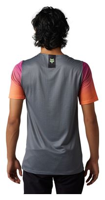 Maillot Manches Courtes Fox Flexair Arcadia Gris