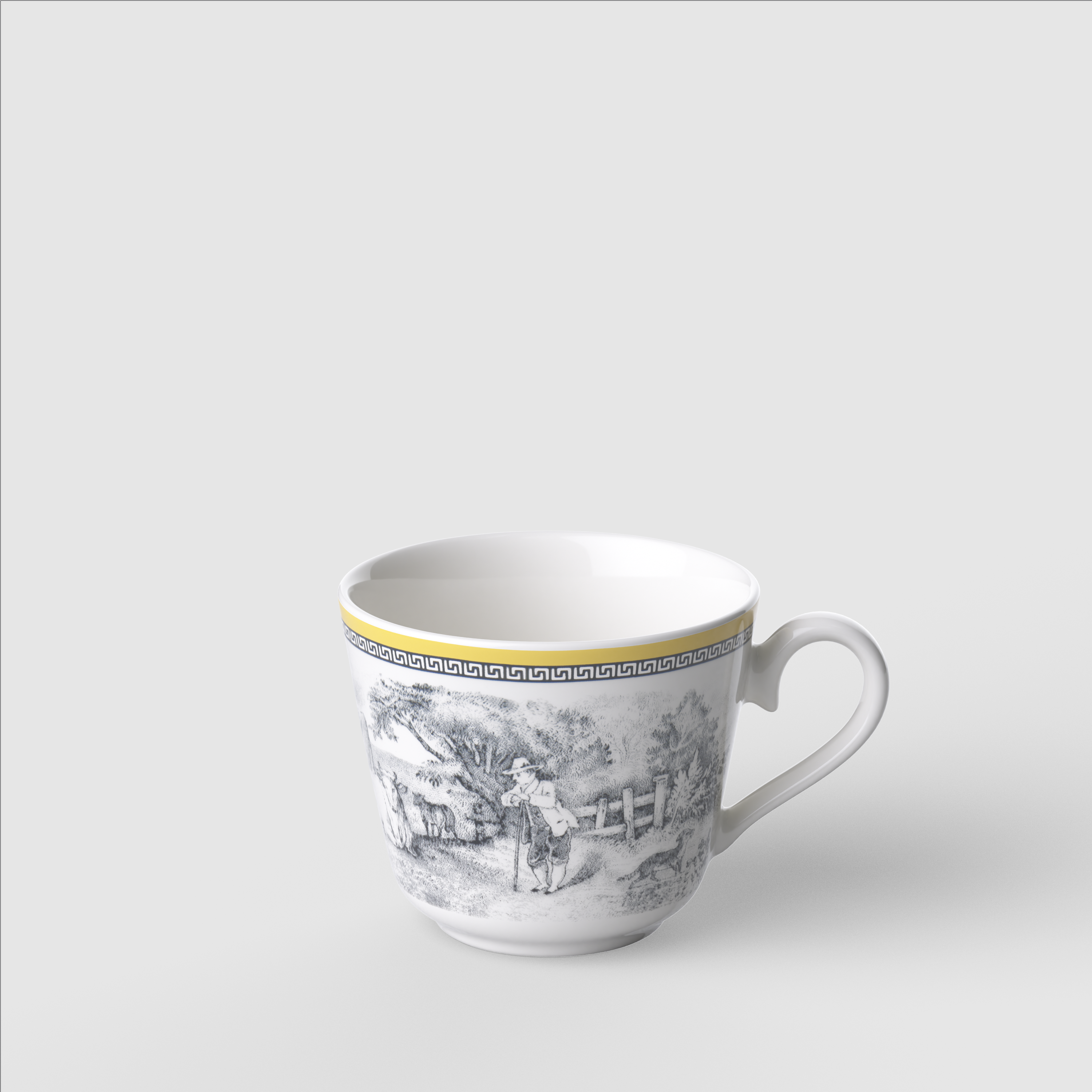 Audun Coffee cup Multi-colored, 5.1 oz, Premium Porcelain