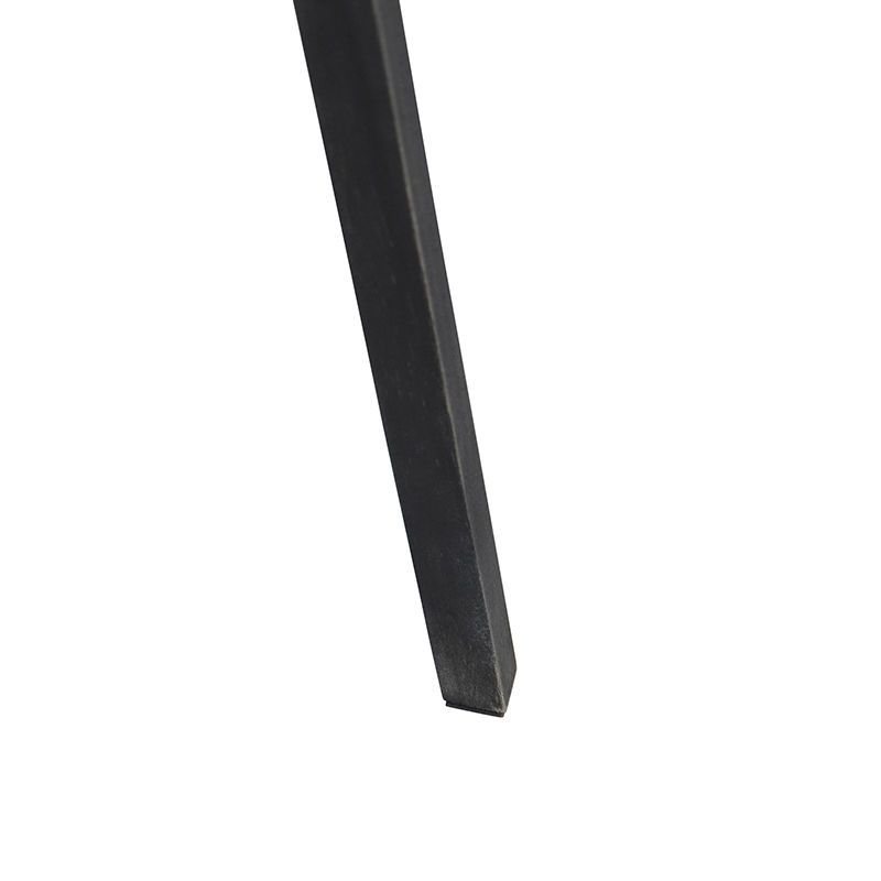 Tripod zwart met linnen kap wit 45 cm - Tripod Classic