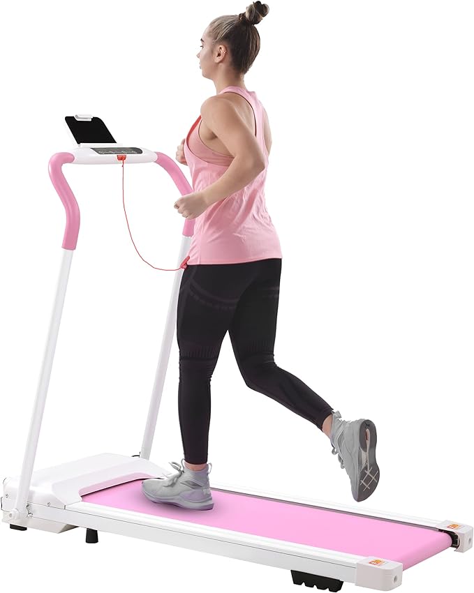 Esteira dobrável FYC para casa - Esteira dobrável de 120 kg, máquina de corrida elétrica, esteira para exercícios em apartamentos pequenos, academia em casa, corrida e caminhada.