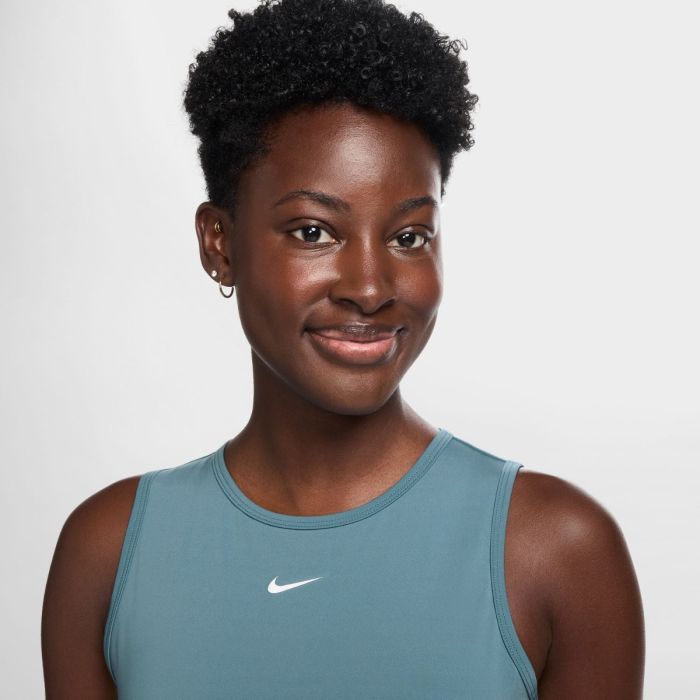 Nike Dame Singletter Pro Dri-FIT Cropped Tank Top Blå