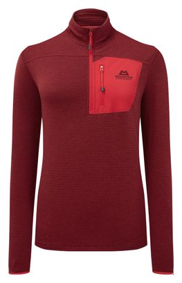 Polaire Femme Mountain Equipment Lumiko Zip T Rouge