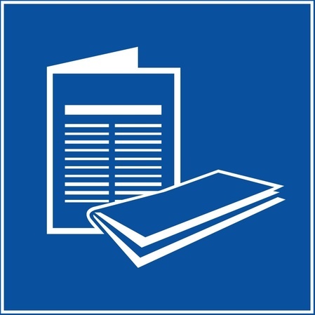 Panneau d'information - Kiosque à journaux - ISO 7001 - Gravoply