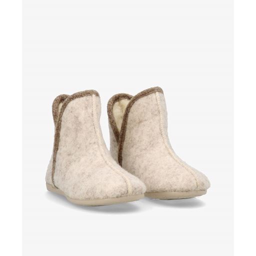 Nordstrand Ankelhøje Hjemmesko, Beige, 35