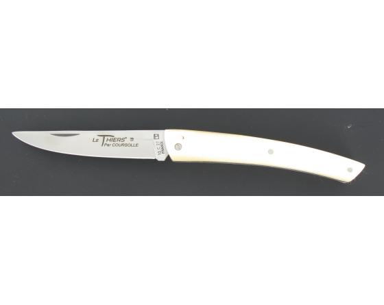 Le Thiers Coursolle 12 cm Os Plein Manche Couteau de poche Le Thiers par Coursolle