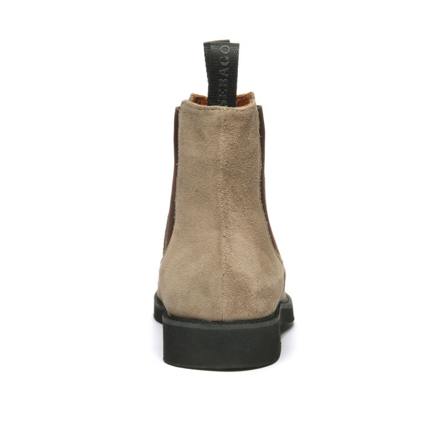 CHELSEA SUEDE POLARIS Beige Taupe-Bottines Chelsea Suede homme