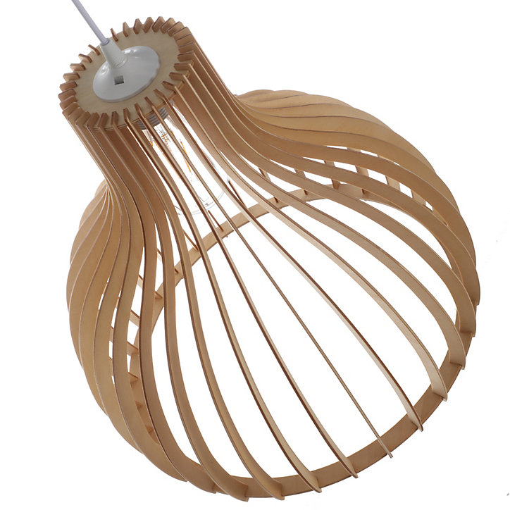 Suspension Helsinki E27 60W IP20 naturel ⌀36 x L.60 x l.36 x H.36 cm