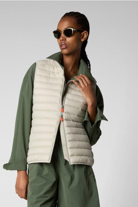 Save The Duck beige dames jas