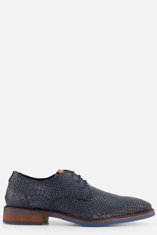 Vertice Veterschoenen blauw Leer