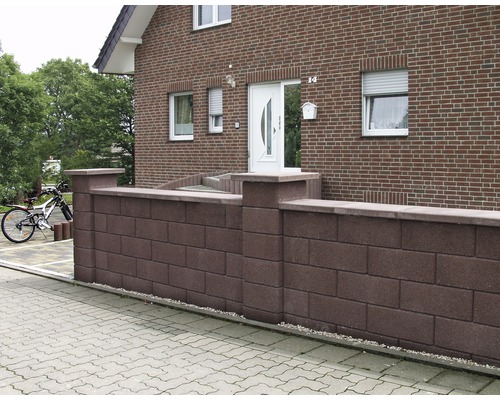 Bellamur massieve baksteen, roodbruin, 50 cm x 25 cm x 20 cm