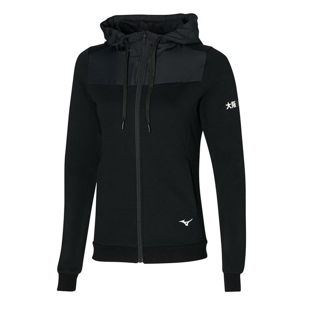 Mizuno Sweat Zippée Noir Femme Mizuno 09