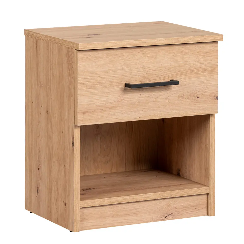 Nachtkastje Sena - 1 lade - eikenkleur