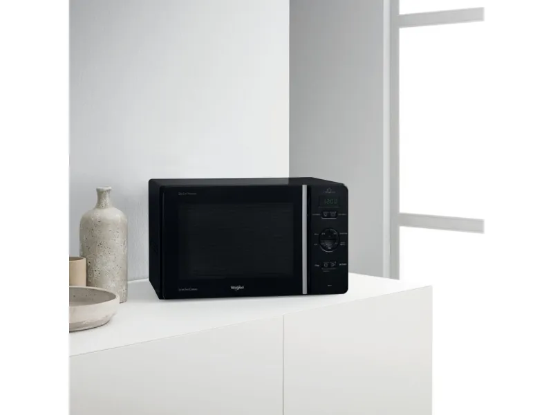 Whirlpool Chef Plus MCP 345 BL, Grill mikroovn, 25 L, 800 W, Indbygget skærm, Knapper