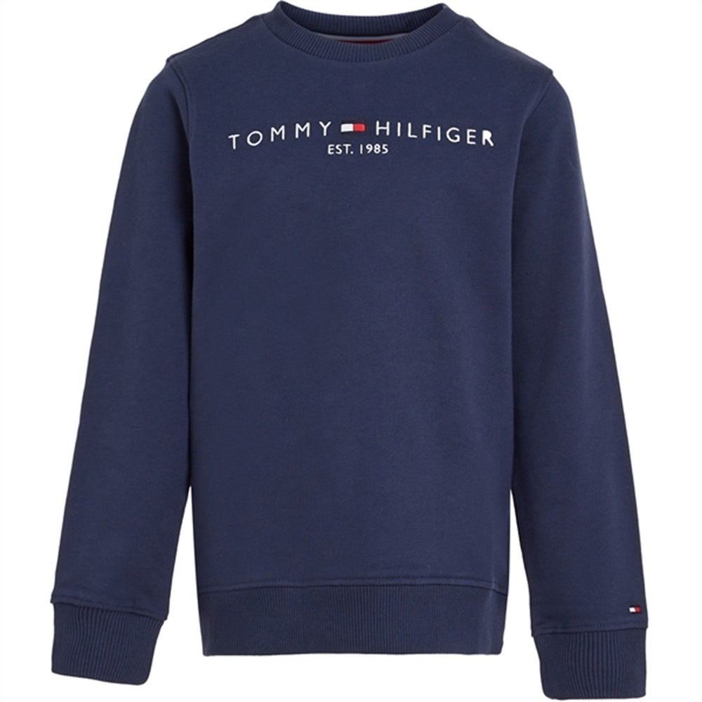Køb Tommy Hilfiger Essential Sweatshirt Twilight Navy