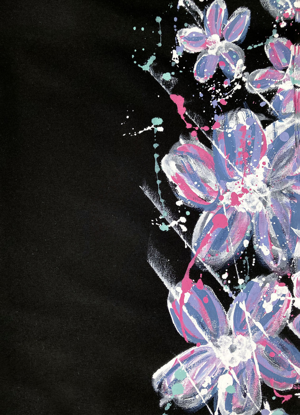 Hose mit tollem Floral Dessin