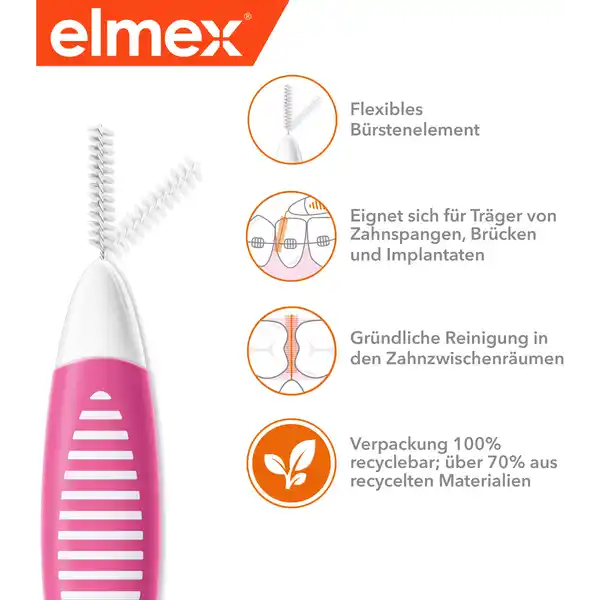Interdentalbürste ISO Gr. 0, 0,4 mm