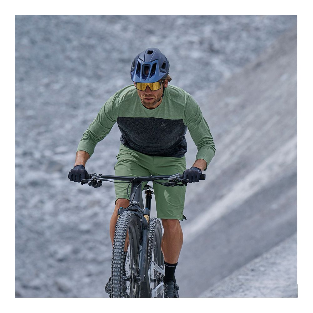 Odlo X-ALP LINENCOOL - Maillot Homme loden frost - black