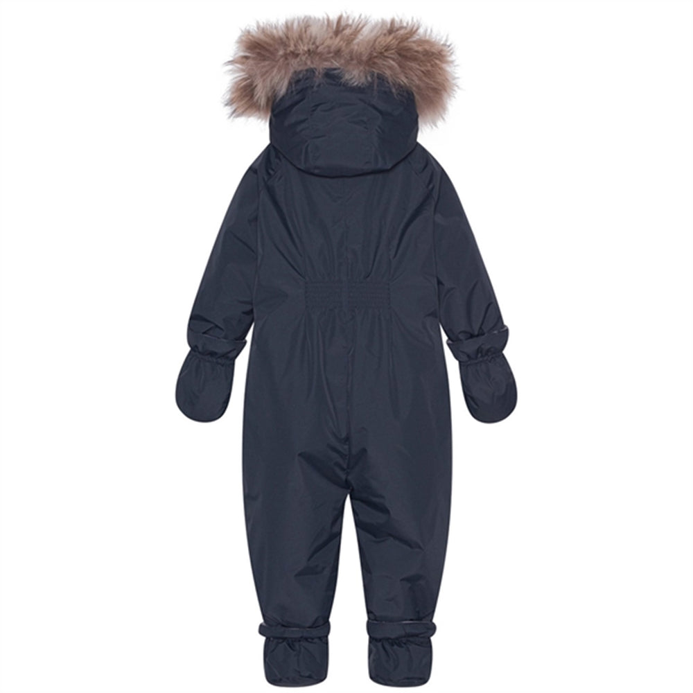 Baby Flyverdragt m. Pels Navy - Ver De Terre