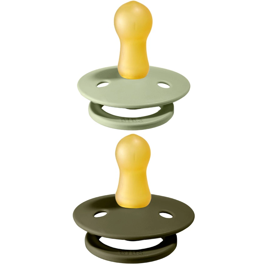 BIBS® Schnuller Colour Sage  Hunter Green 0-6 Monate, 2 Stk.