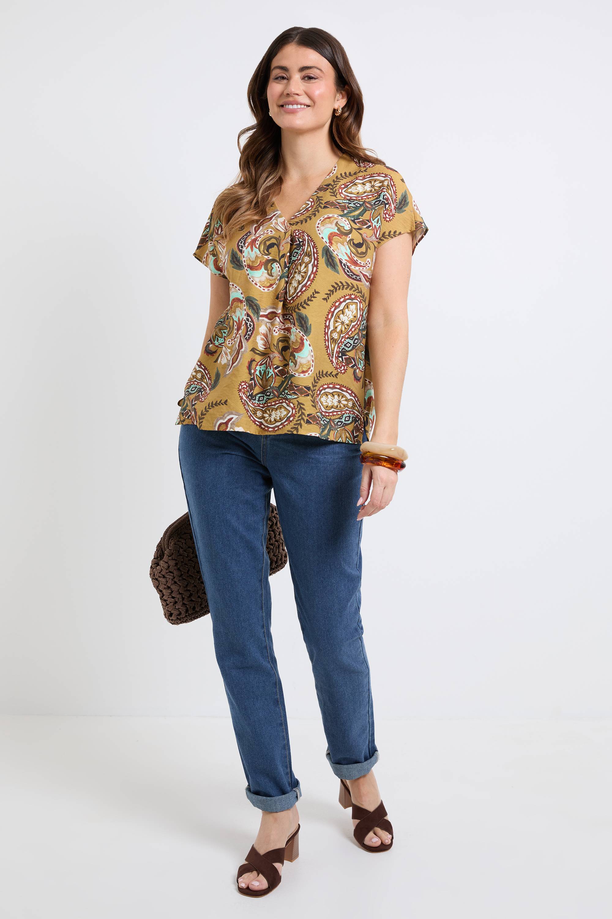 Wallis Chemise À Enfiler Motif Cachemire