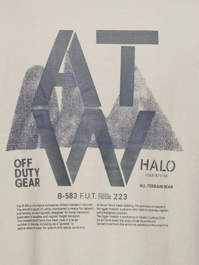 Newline HALO HALO GRAPHIC T-SHIRT 04 Silver lining
