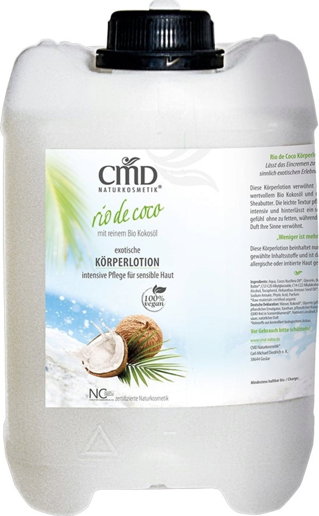 CMD Naturkosmetik  Rio de Coco Körperlotion Großgebinde, 2,50 l