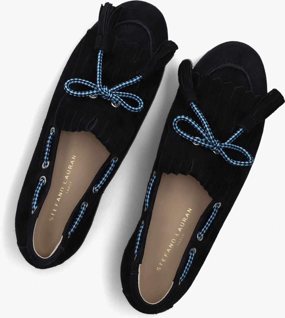 zwarte stefano lauran loafers michela