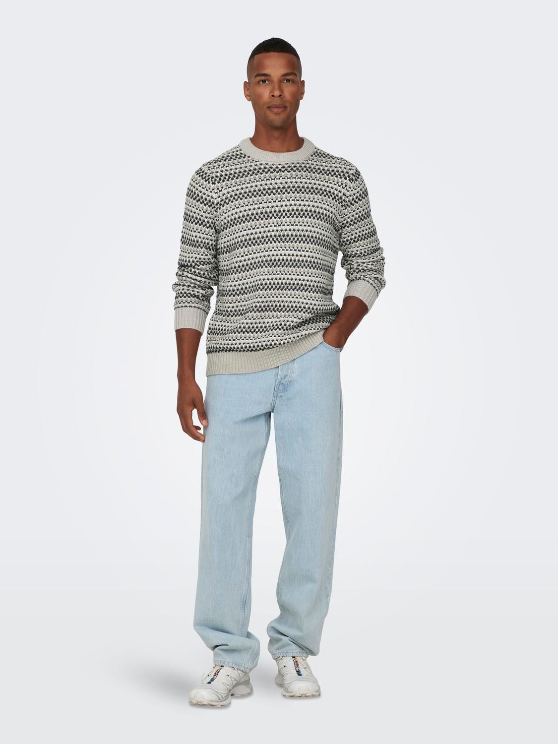ONSMUSA Pullover Silver Lining