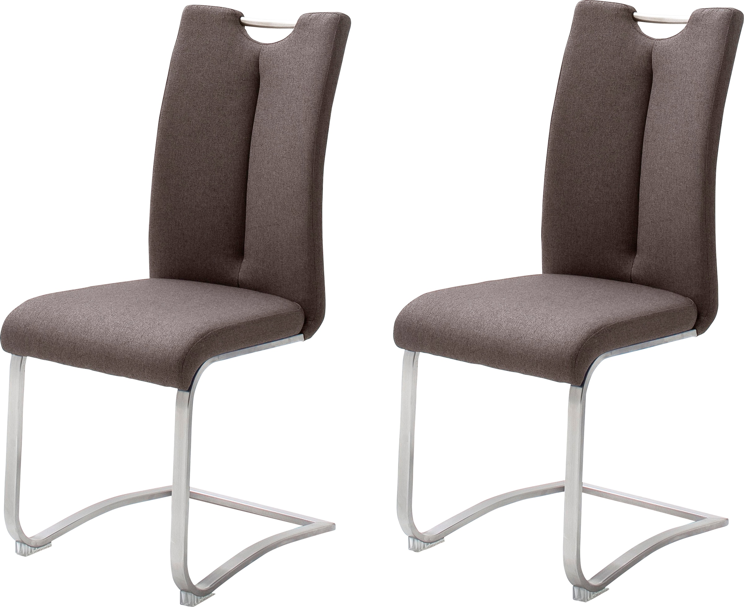MCA furniture Freischwinger »Artos XL« (Set) 2 Stk.2-er Set, Stuhl mit Griffloch, belastbarkeit bis 140 kg