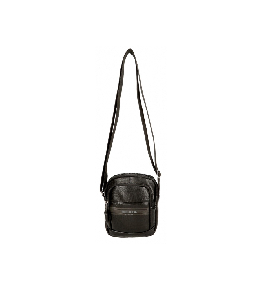 Bolsa de ombro pequena Horley da Pepe Jeans, preta.
