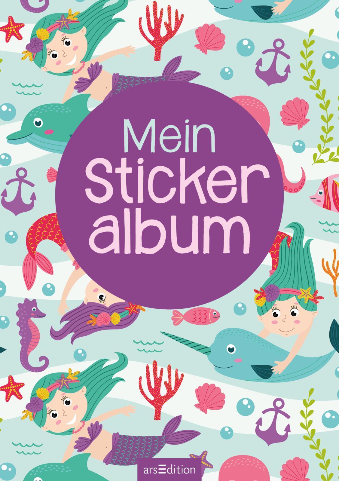 Mein Stickeralbum – Meerjungfrauen